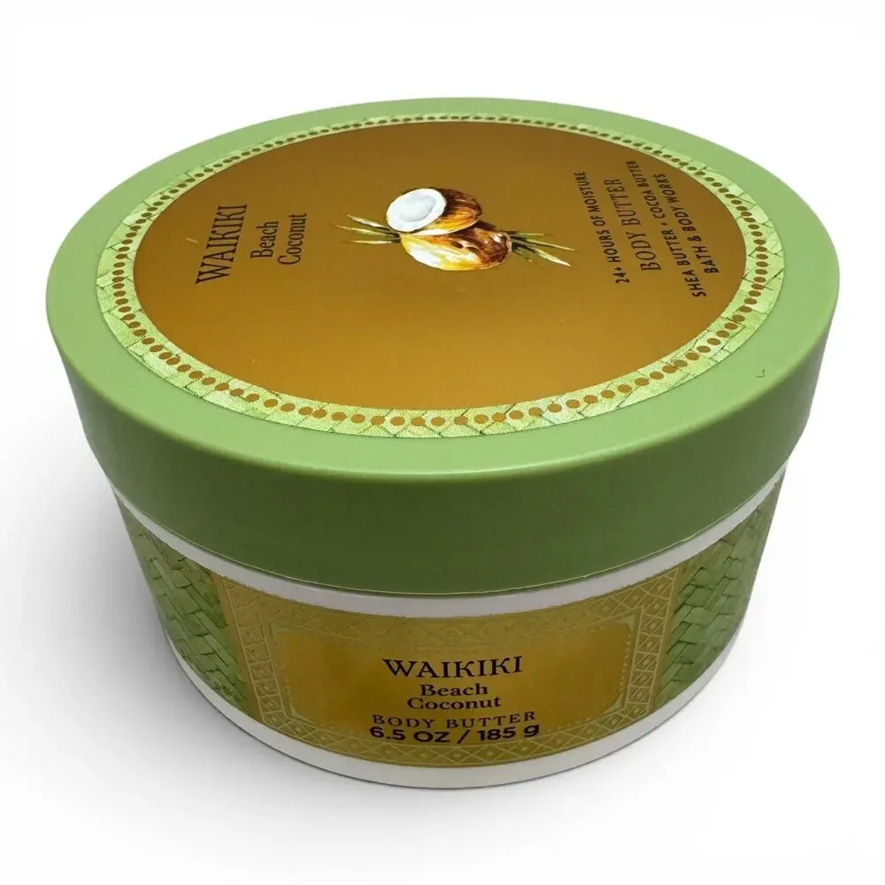 Bath & Body Works Waikiki Beach Coconut Body Butter 6.5oz